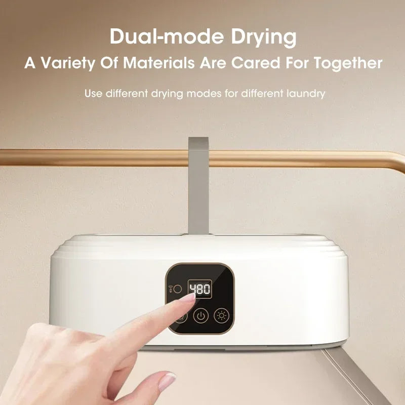Portable Electric Clothes Dryer – Foldable for Travel & Small Spaces