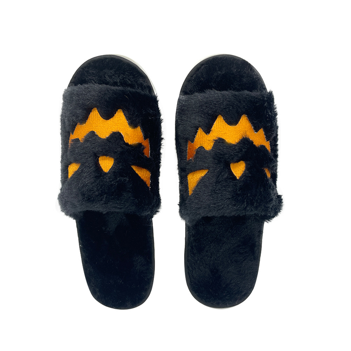 Cozy Pumpkin & Elk Plush Slippers