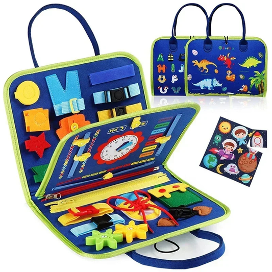 Toddler Travel Busy Board – Screen-Free Activity Book