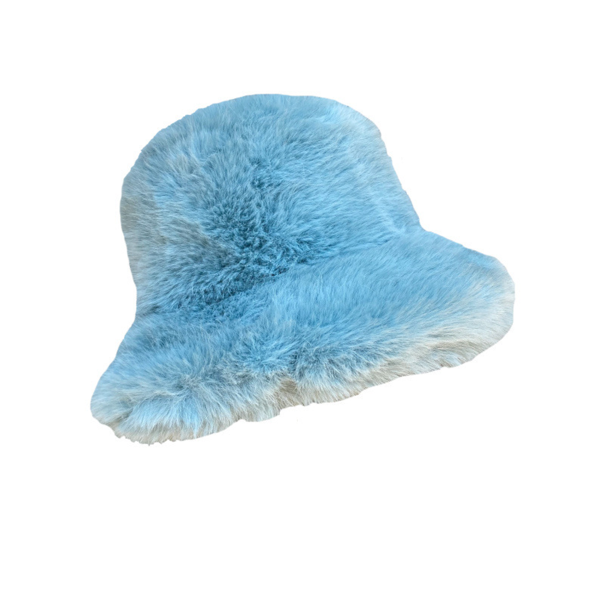 Fluffy Faux-Fur Bucket Hat