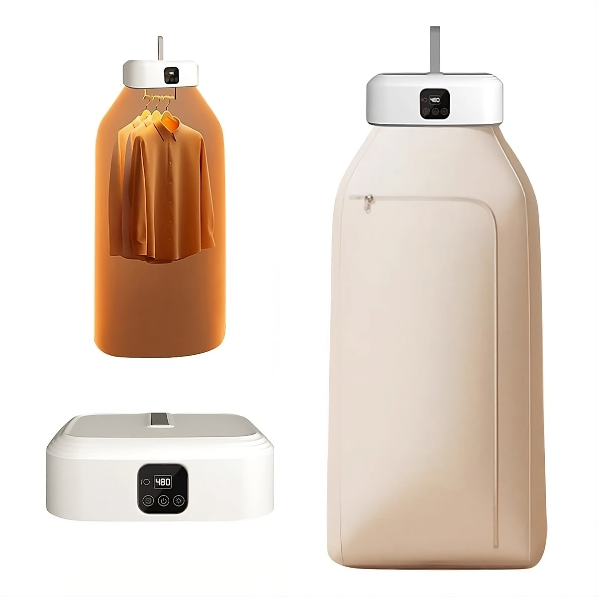 Portable Electric Clothes Dryer – Foldable for Travel & Small Spaces