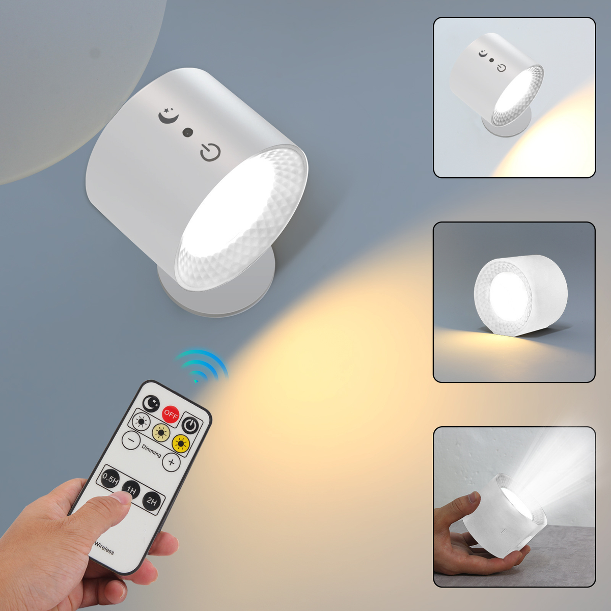 Rechargeable Magnetic Wall Lamp – No Wiring Needed