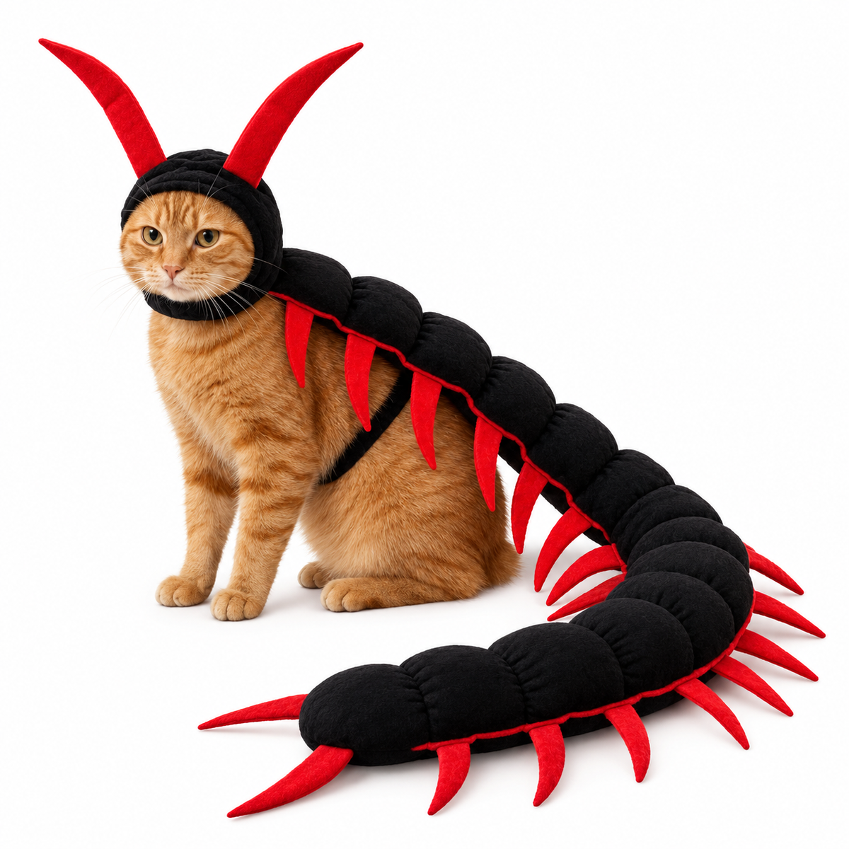 Fluffy Centipede Cat Costume – Halloween