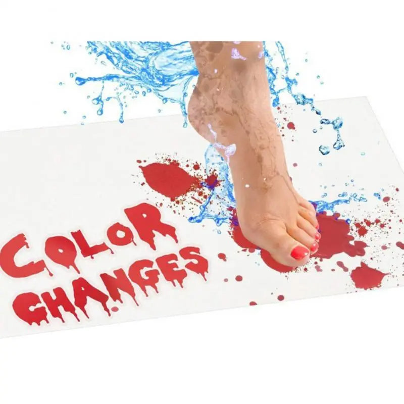 Halloween Blood Bath Mat – Turns Red When Wet