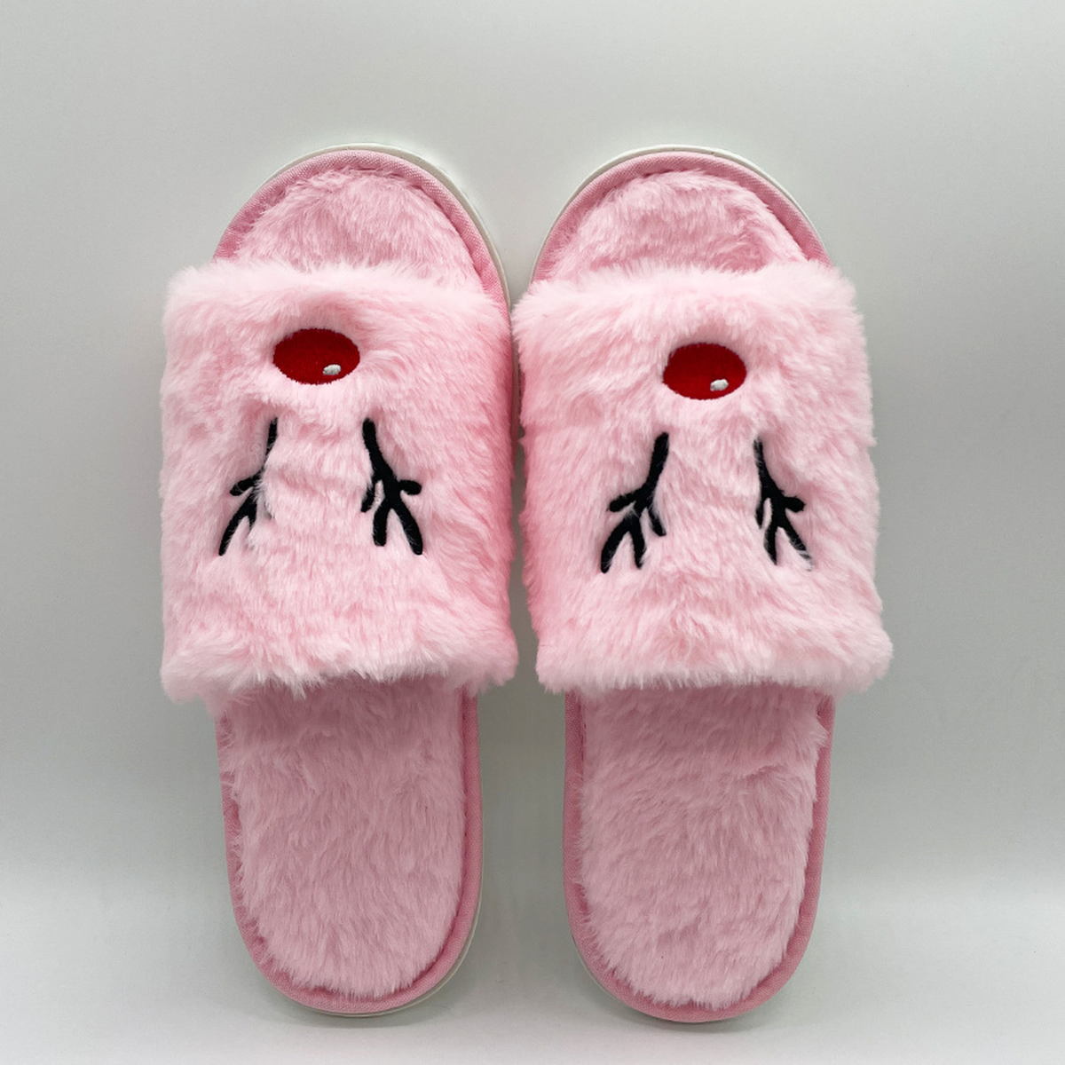 Cozy Pumpkin & Elk Plush Slippers