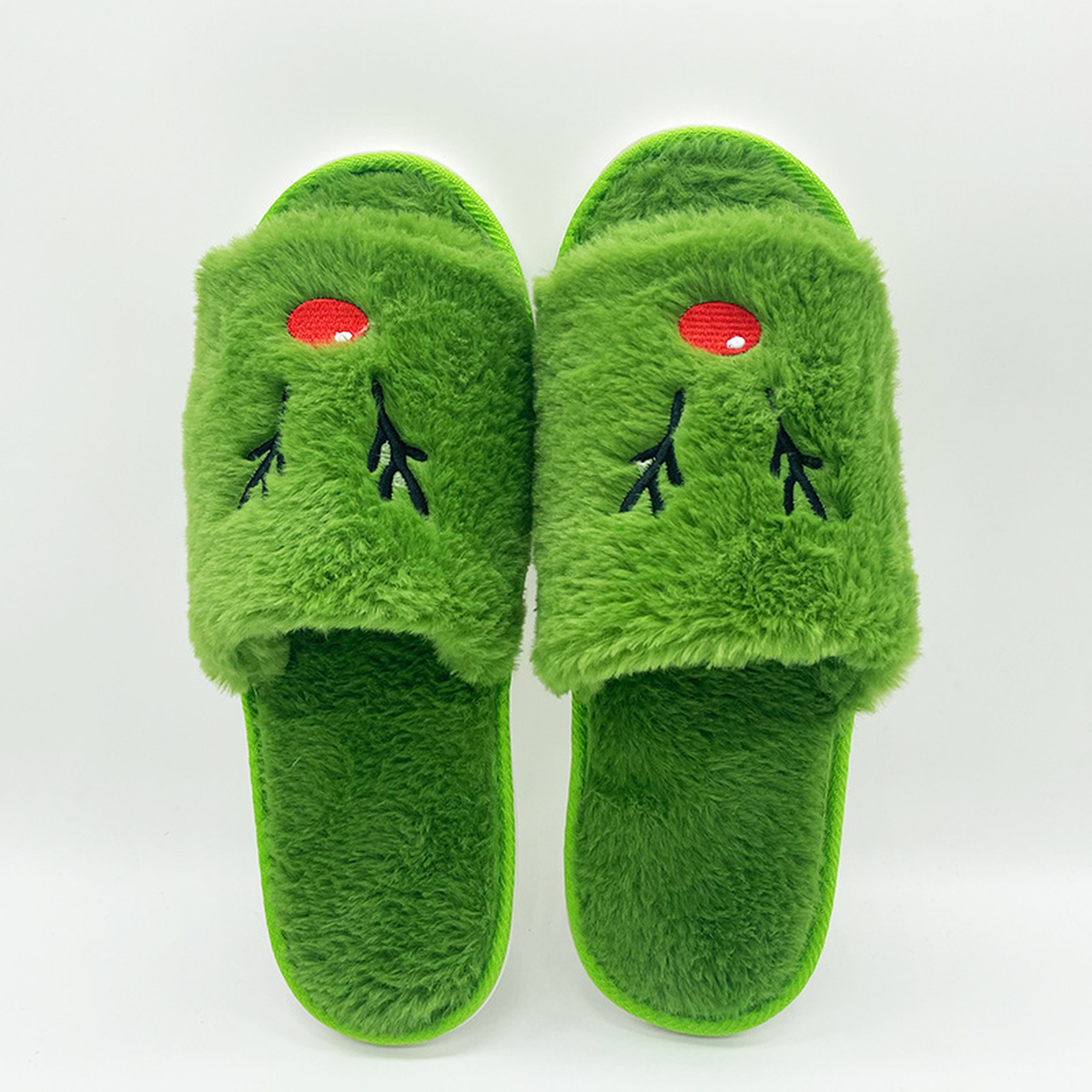 Cozy Pumpkin & Elk Plush Slippers