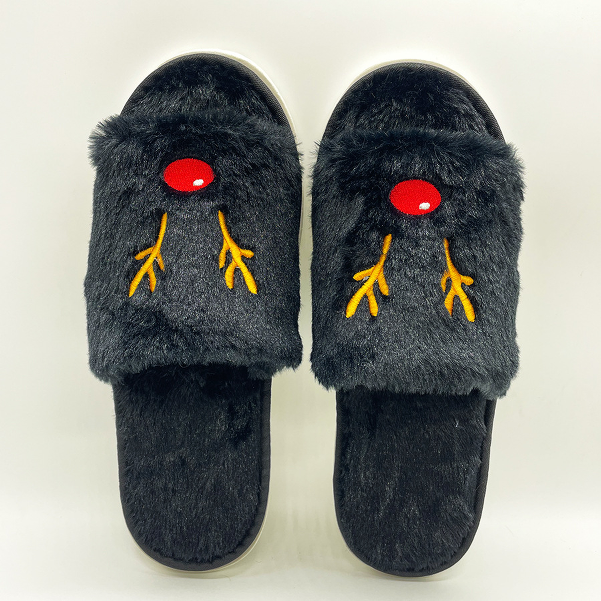 Cozy Pumpkin & Elk Plush Slippers