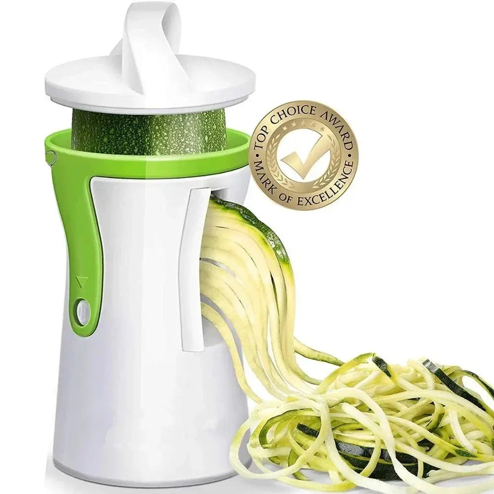 Handheld Vegetable Spiralizer – 3 Blades