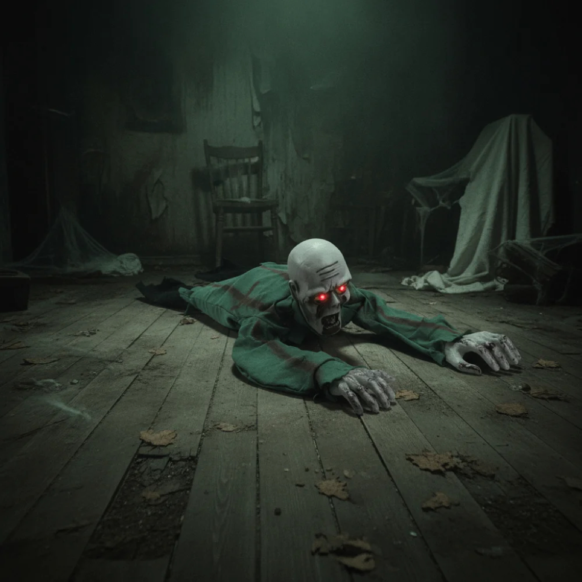 Animated Crawling Zombie – Sound Activated Halloween Prop