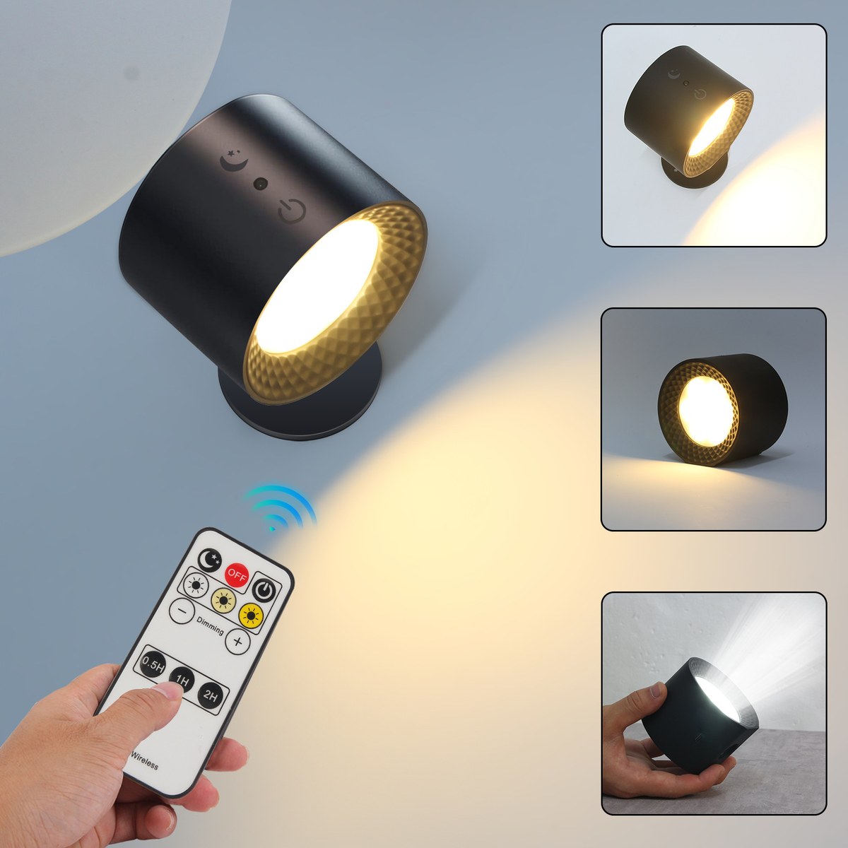 Rechargeable Magnetic Wall Lamp – No Wiring Needed