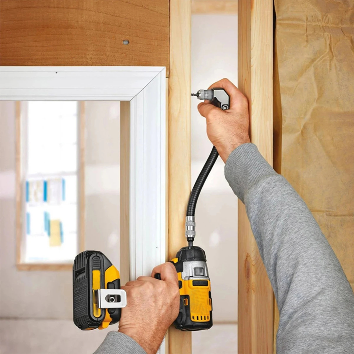 12-Inch Flexible Right-Angle Drill Attachment