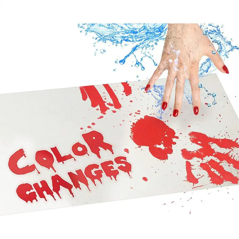 Halloween Blood Bath Mat – Turns Red When Wet