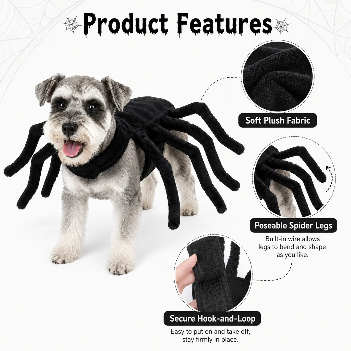 Spider Costume for Dogs & Cats – Halloween