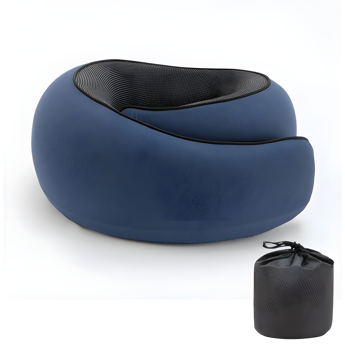 Memory Foam Travel Neck Pillow with Storage Bag