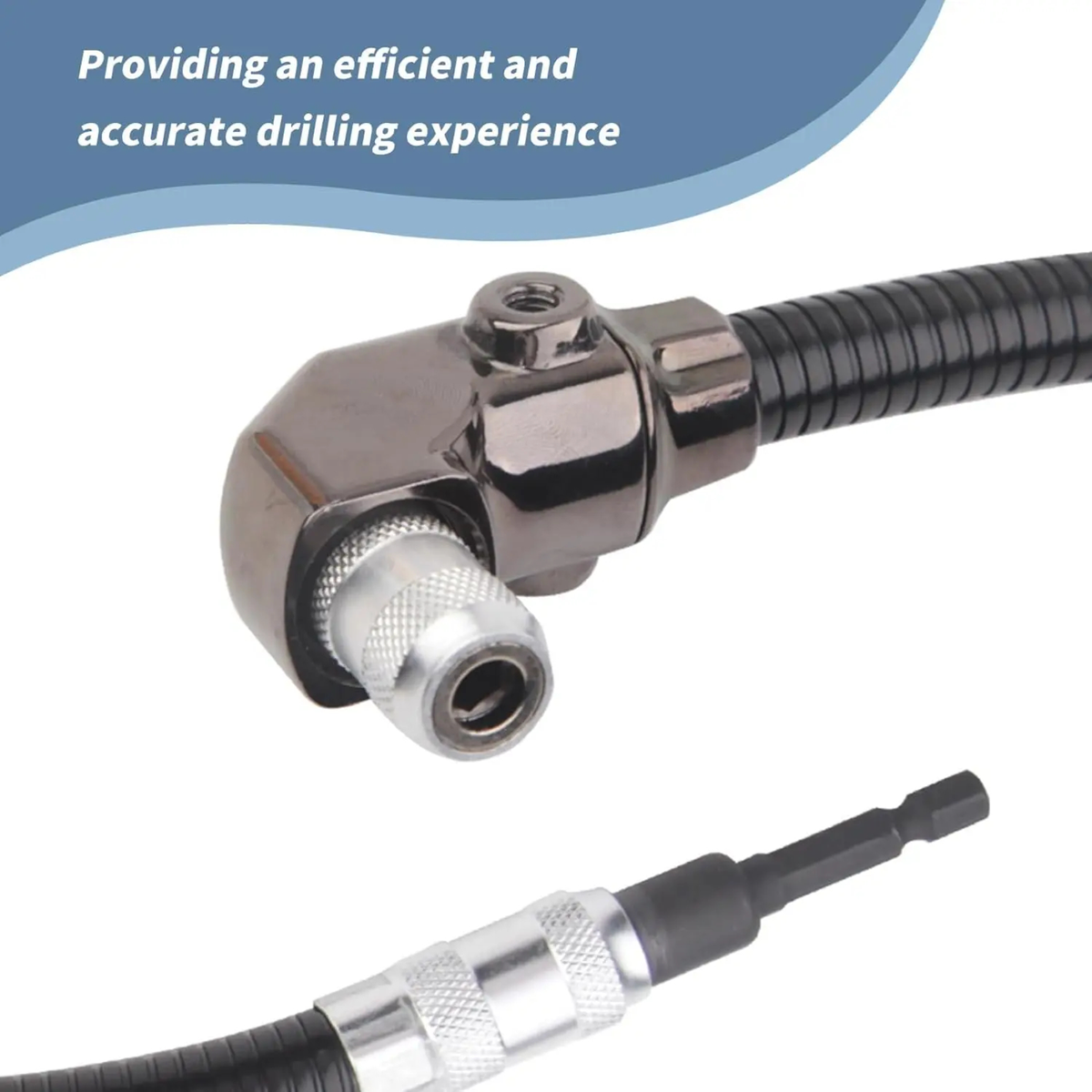 12-Inch Flexible Right-Angle Drill Attachment