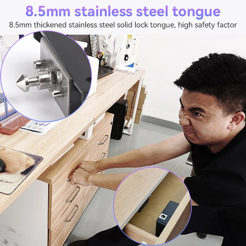 Invisible Smart Drawer & Cabinet Lock – Keyless RFID