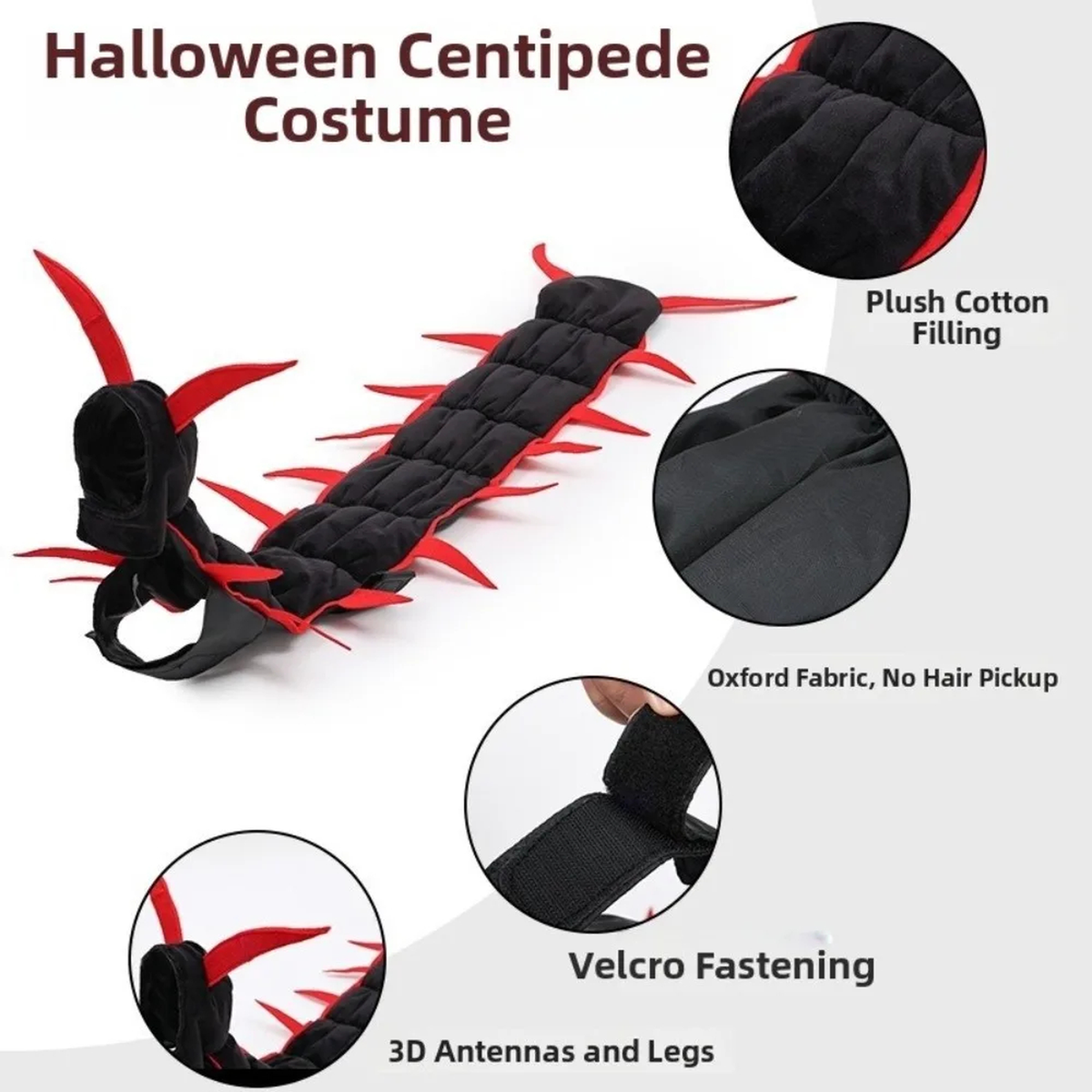 Fluffy Centipede Cat Costume – Halloween