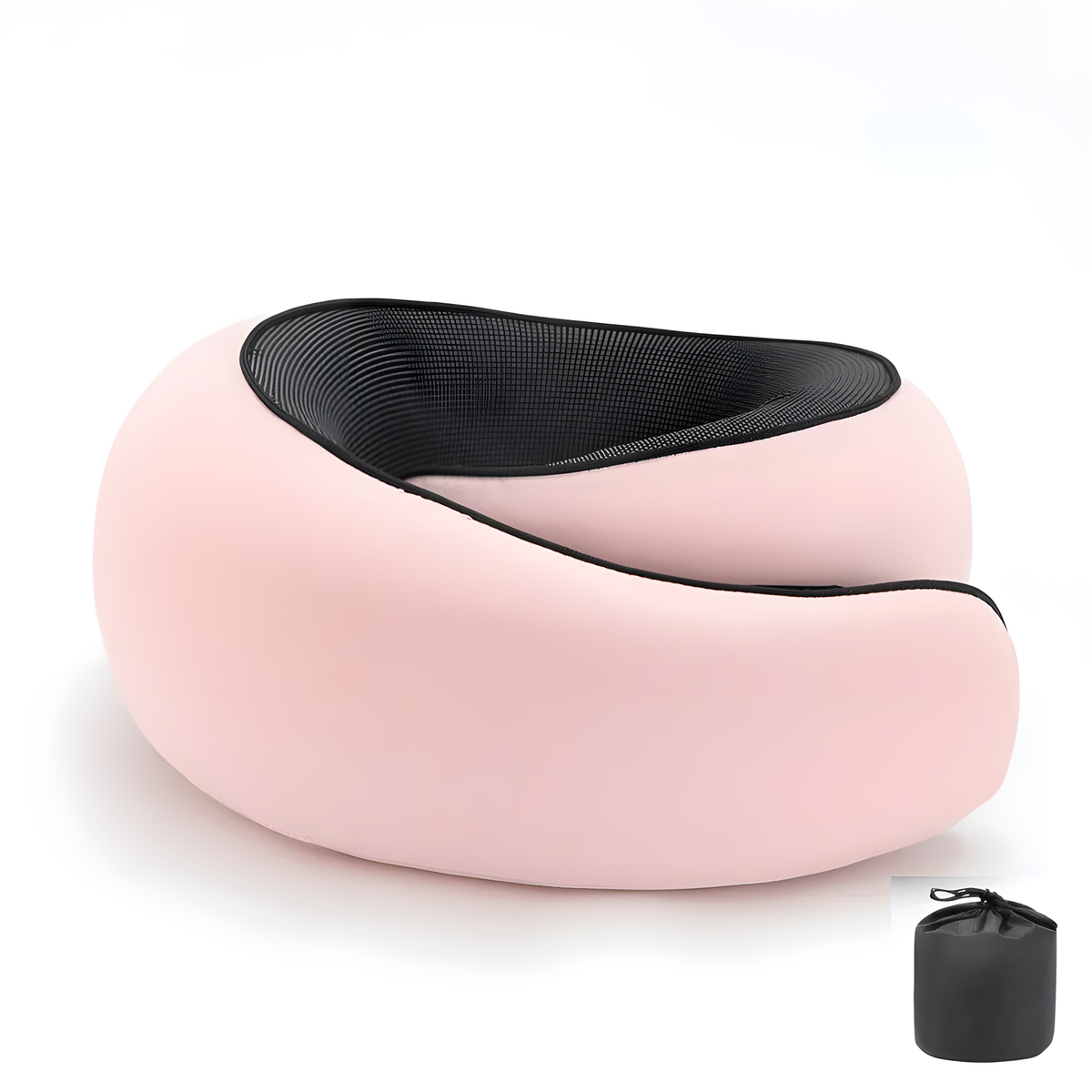 Memory Foam Travel Neck Pillow with Storage Bag