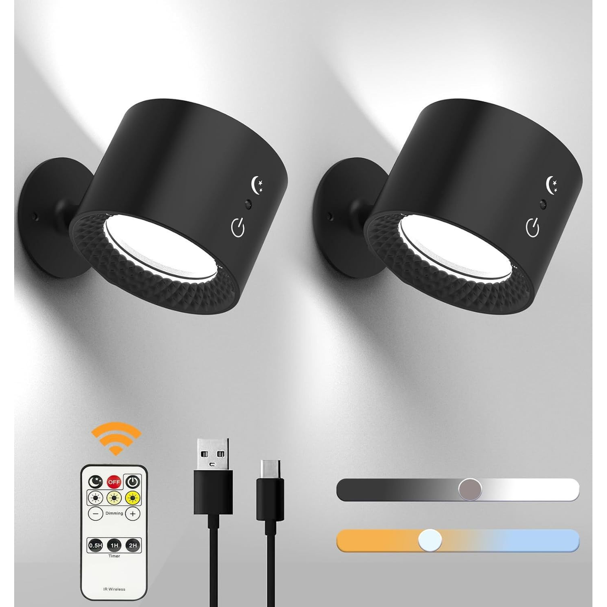 Rechargeable Magnetic Wall Lamp – No Wiring Needed