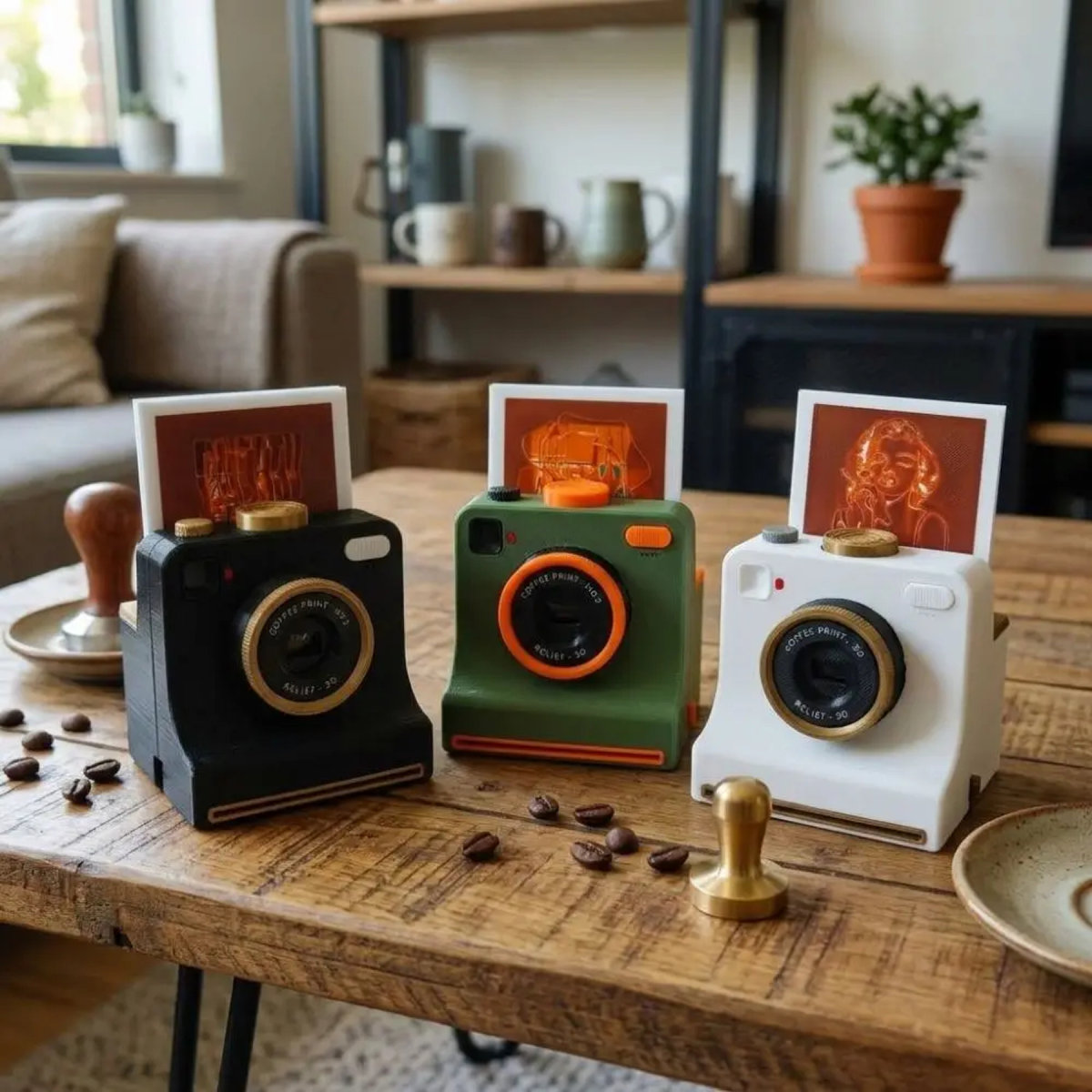 Latte Art Camera – One-Click Coffee Stencil Printer