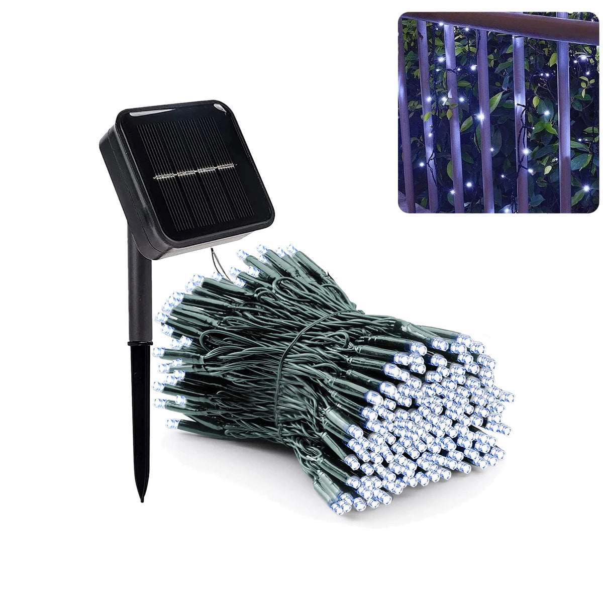 AlliLit Solar String Lights — Color and Length Options