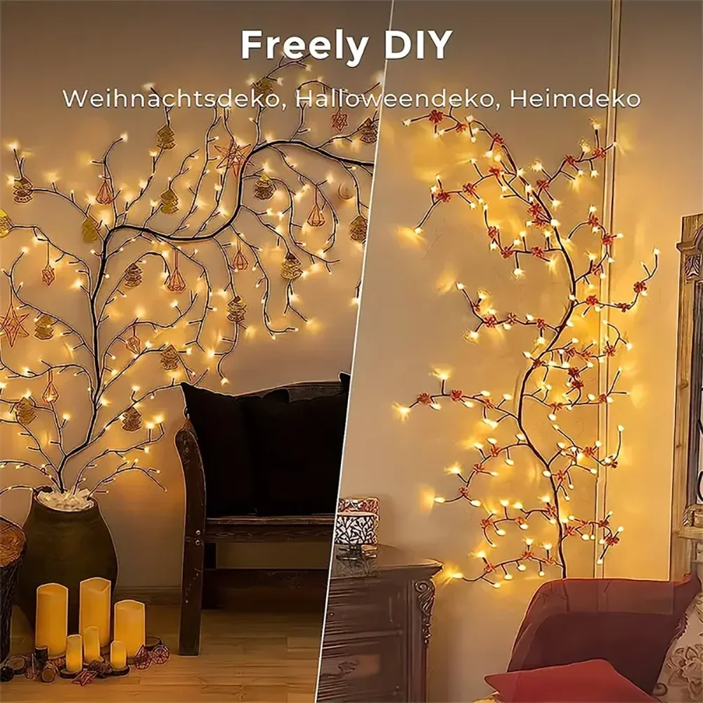 USB Willow Vine Lights — 72, 96 or 144 LEDs