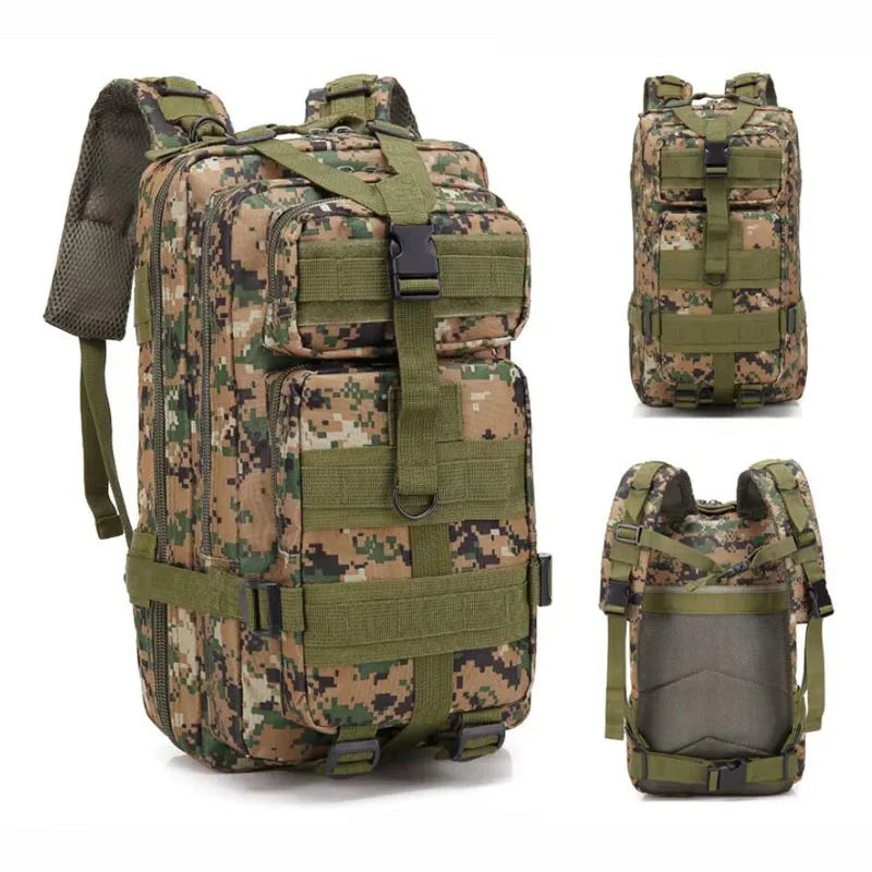 CELIROSR Outdoor Backpack – Multi-Compartment Hiking Bag