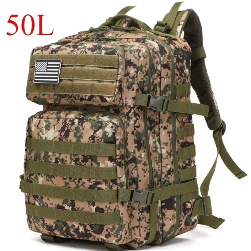 Thuram MOLLE Outdoor Backpack – 25L & 50L Options