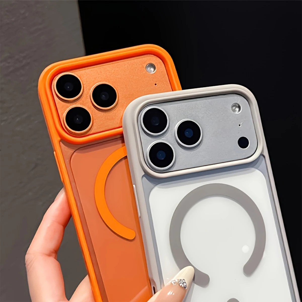 Clear Magnetic iPhone Case – Protective Bumper & Camera Surround