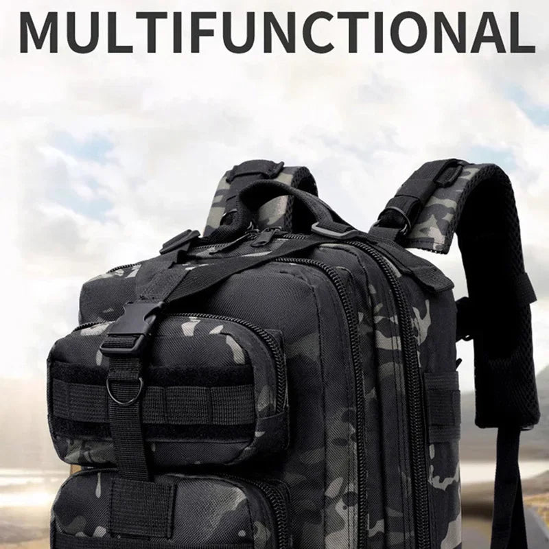 CELIROSR Outdoor Backpack – Multi-Compartment Hiking Bag