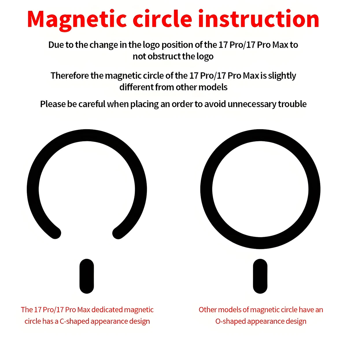 Clear Magnetic iPhone Case – Protective Bumper & Camera Surround