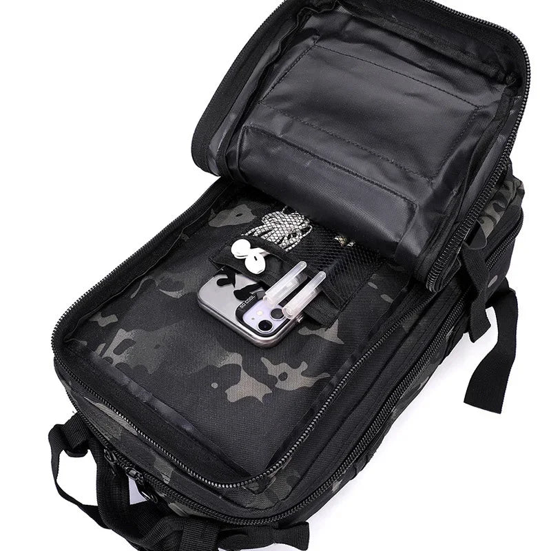 CELIROSR Outdoor Backpack – Multi-Compartment Hiking Bag
