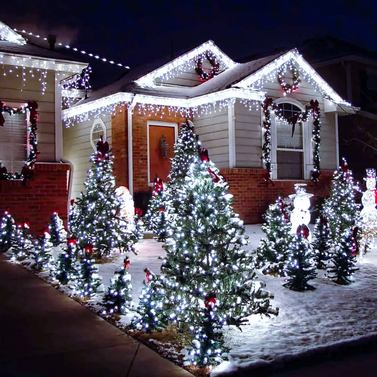 AlliLit Solar String Lights — Color and Length Options