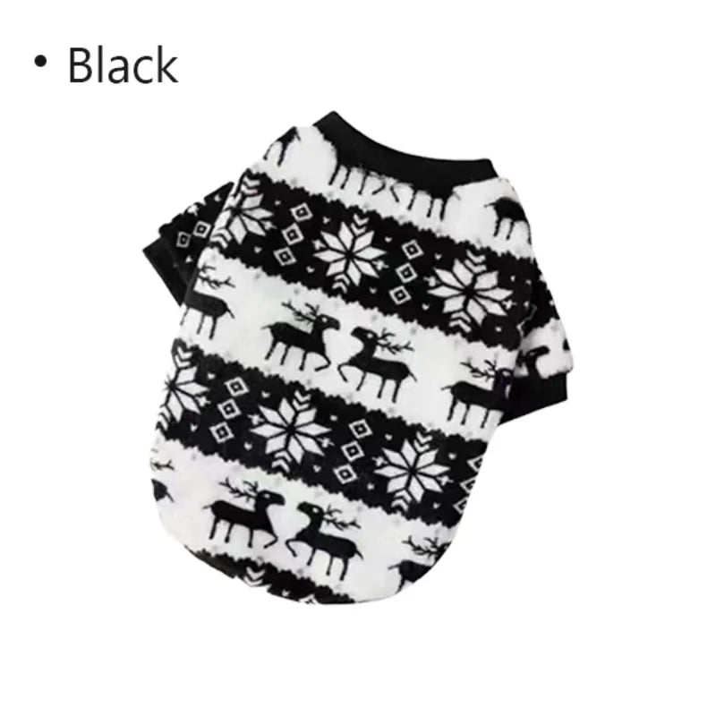 Festive Flannel Dog Pullover