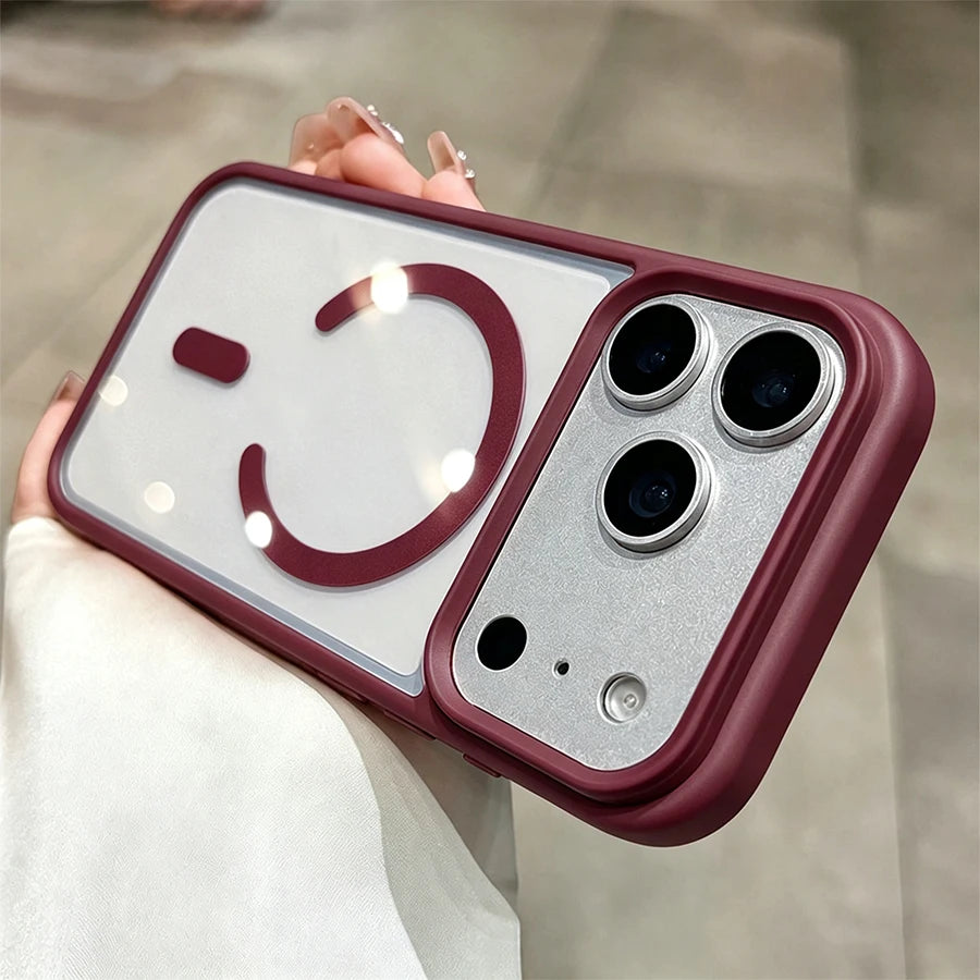 Clear Magnetic iPhone Case – Protective Bumper & Camera Surround