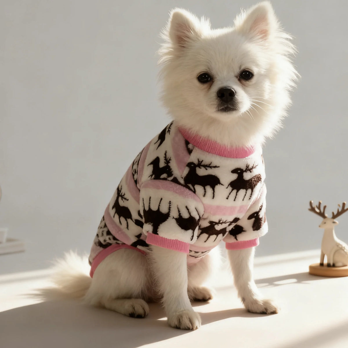 Festive Flannel Dog Pullover