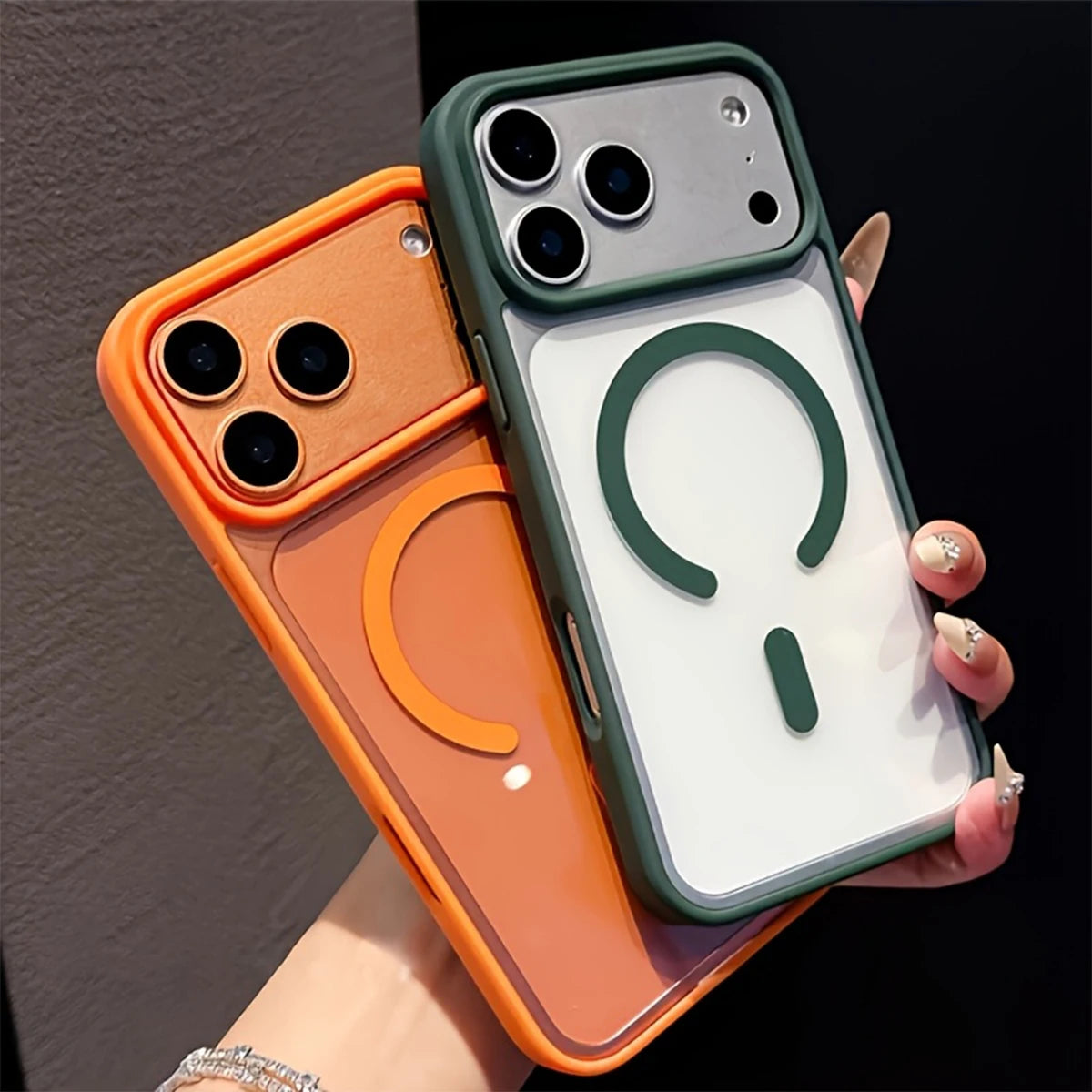Clear Magnetic iPhone Case – Protective Bumper & Camera Surround