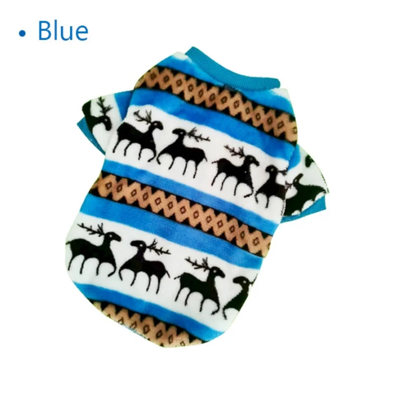 Festive Flannel Dog Pullover