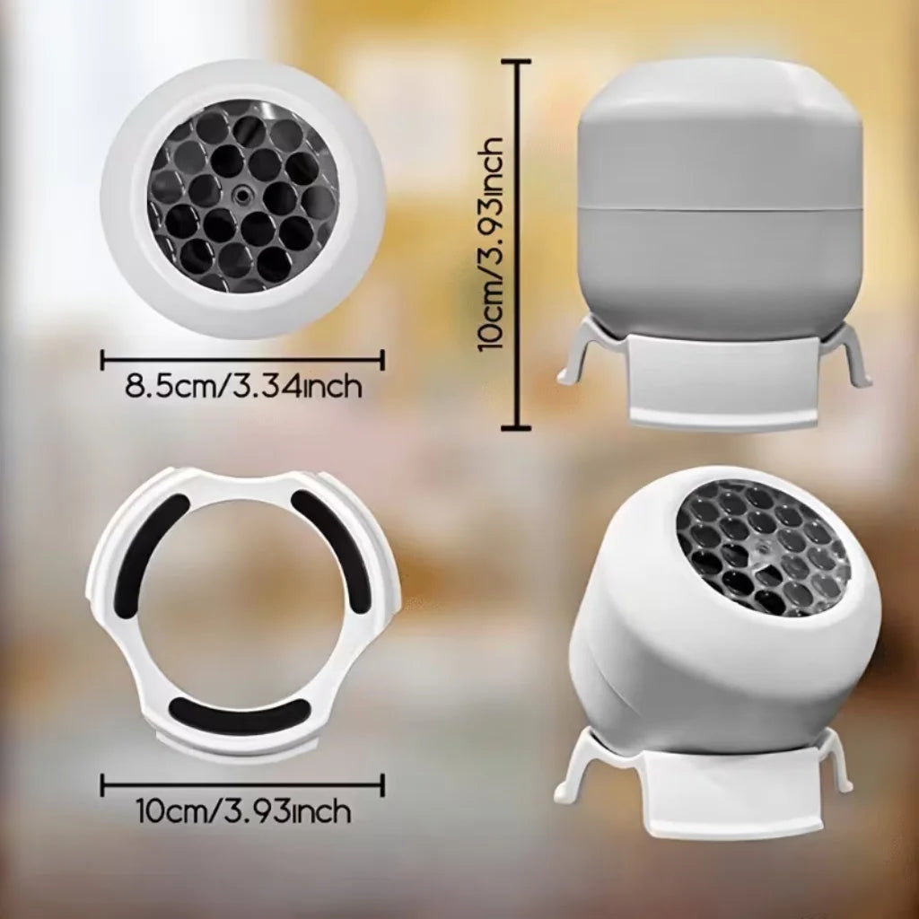 USB-C Holiday Projector — White Housing, Christmas or Snowflake
